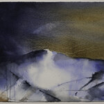 Watercolours 56 x 38cm
Part of diptych. For purchase contact post@gallerisos.no