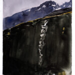 Akvarell 76 x 105cm. For purchase contact post@gallerisos.no